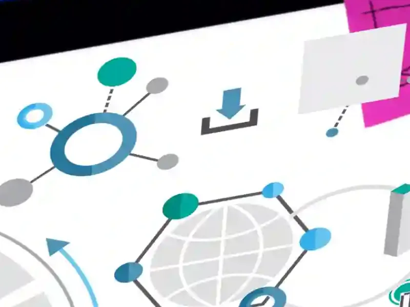 Connected data and network icons representing AI-driven personalization