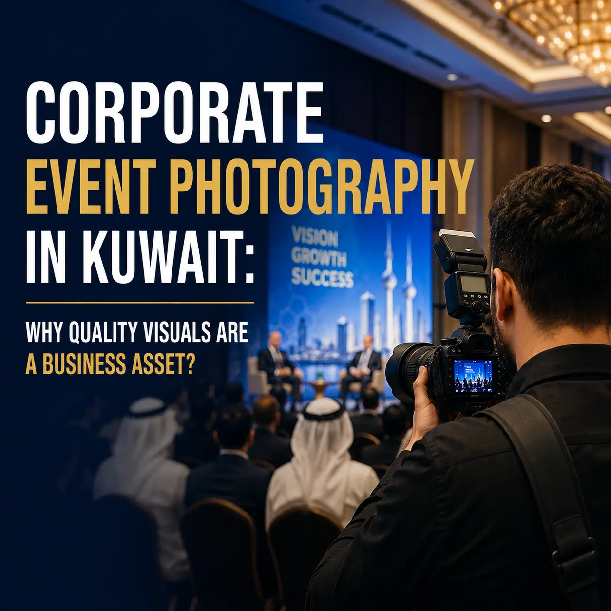 Corporate event photography services in Kuwait for businesses and brands