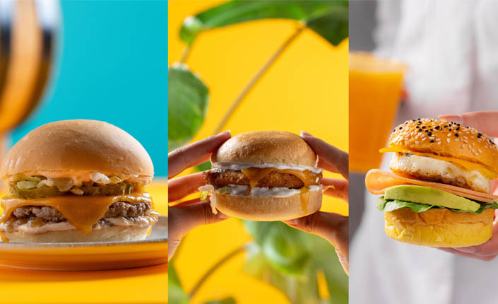 Burger campaign photography